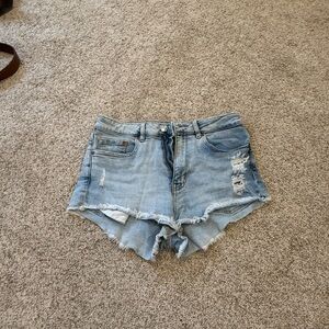 Mini Distressed Denim Women Shorts